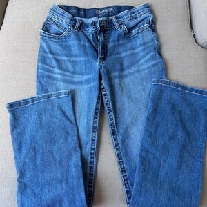Wrangler Women's Boot Cut Blue Jeans